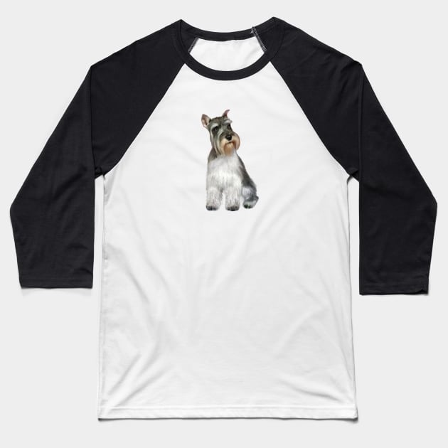 Schnauzer Baseball T-Shirt by Dogs Galore and More